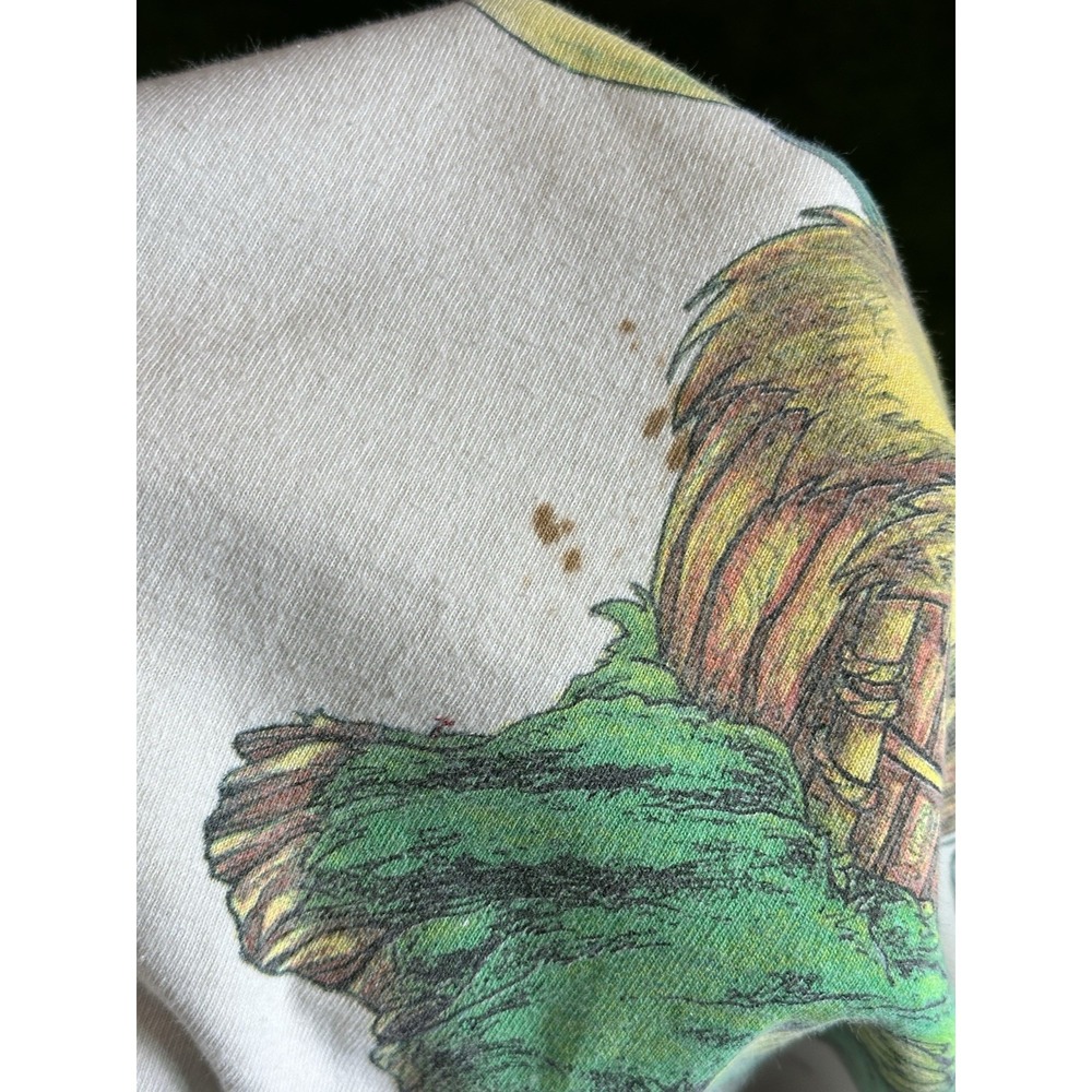 Vintage Jimmy Buffett Banana Wind 1997 Tour T Shirt Large White Giant Tag Band - Picture 4 of 16